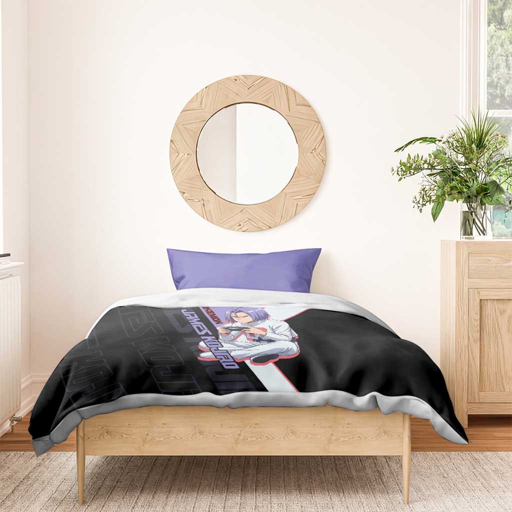 James Kojiro Poké Bedding Set Classic Villain Anime Style