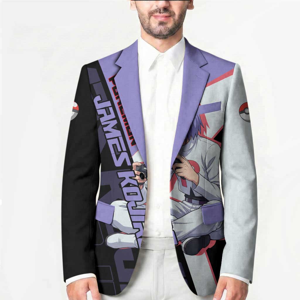 James Kojiro Poké Blazer Classic Villain Anime Style