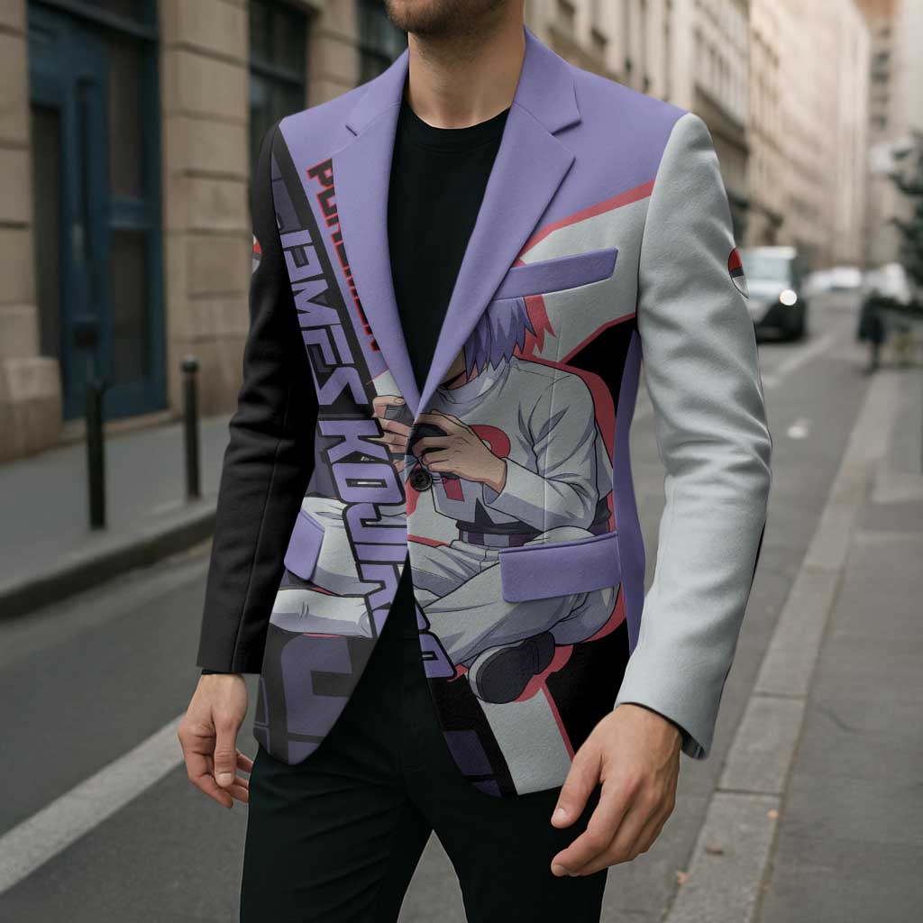 James Kojiro Poké Blazer Classic Villain Anime Style