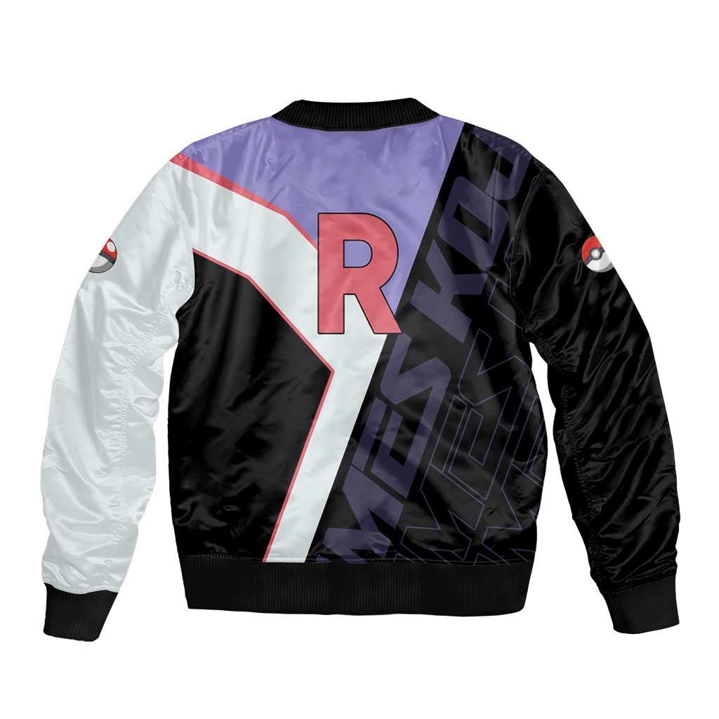 James Kojiro Poké Bomber Jacket Classic Villain Anime Style