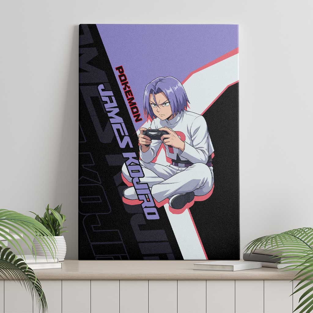 James Kojiro Poké Canvas Wall Art Classic Villain Anime Style