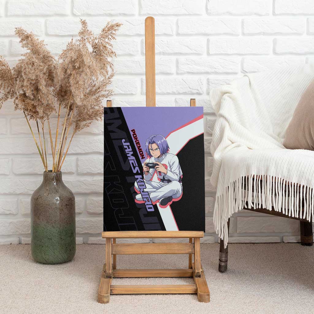 James Kojiro Poké Canvas Wall Art Classic Villain Anime Style