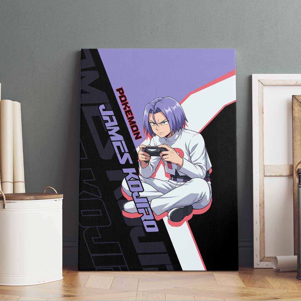 James Kojiro Poké Canvas Wall Art Classic Villain Anime Style
