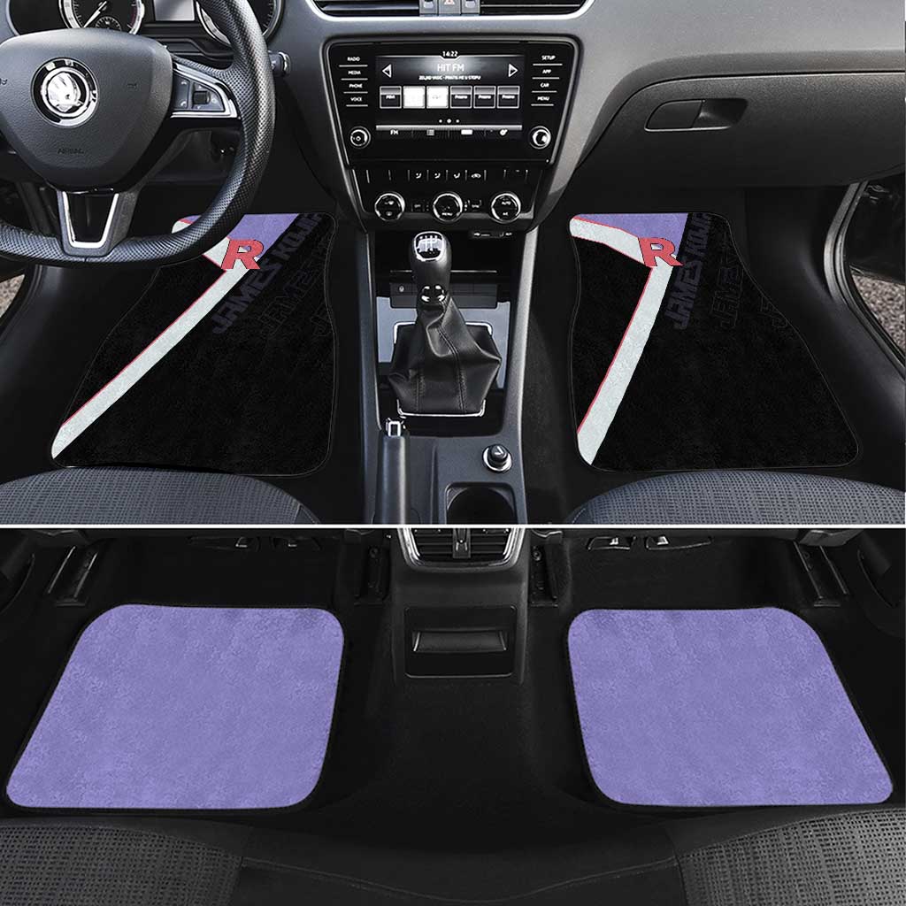 James Kojiro Poké Car Mats Classic Villain Anime Style