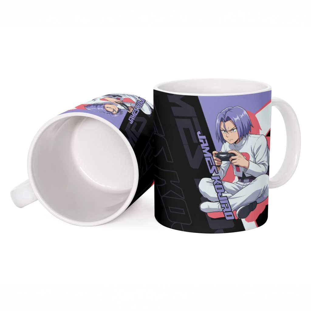 James Kojiro Poké Ceramic Mug Classic Villain Anime Style