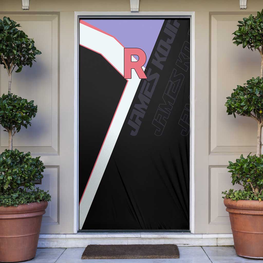 James Kojiro Poké Door Cover Classic Villain Anime Style