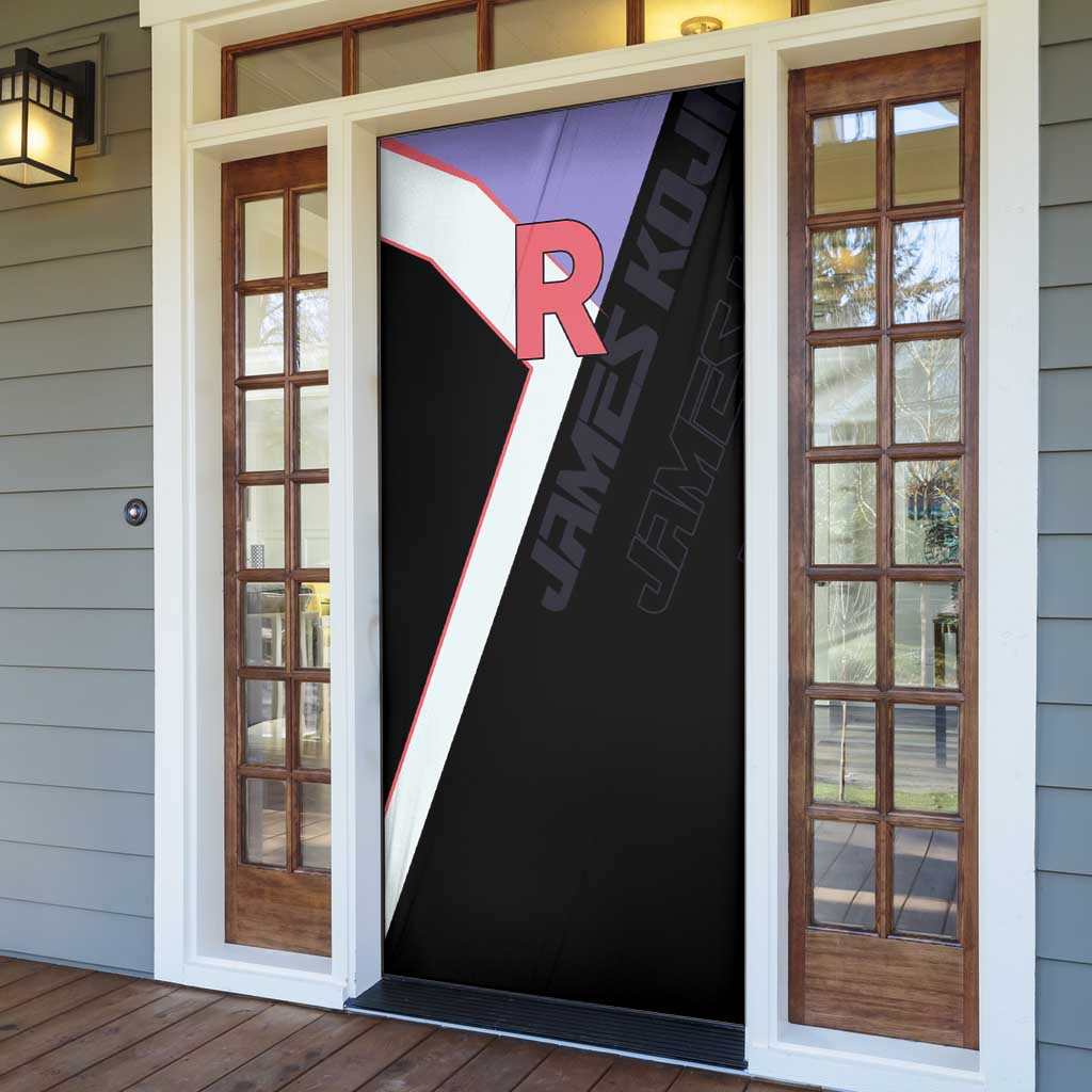 James Kojiro Poké Door Cover Classic Villain Anime Style
