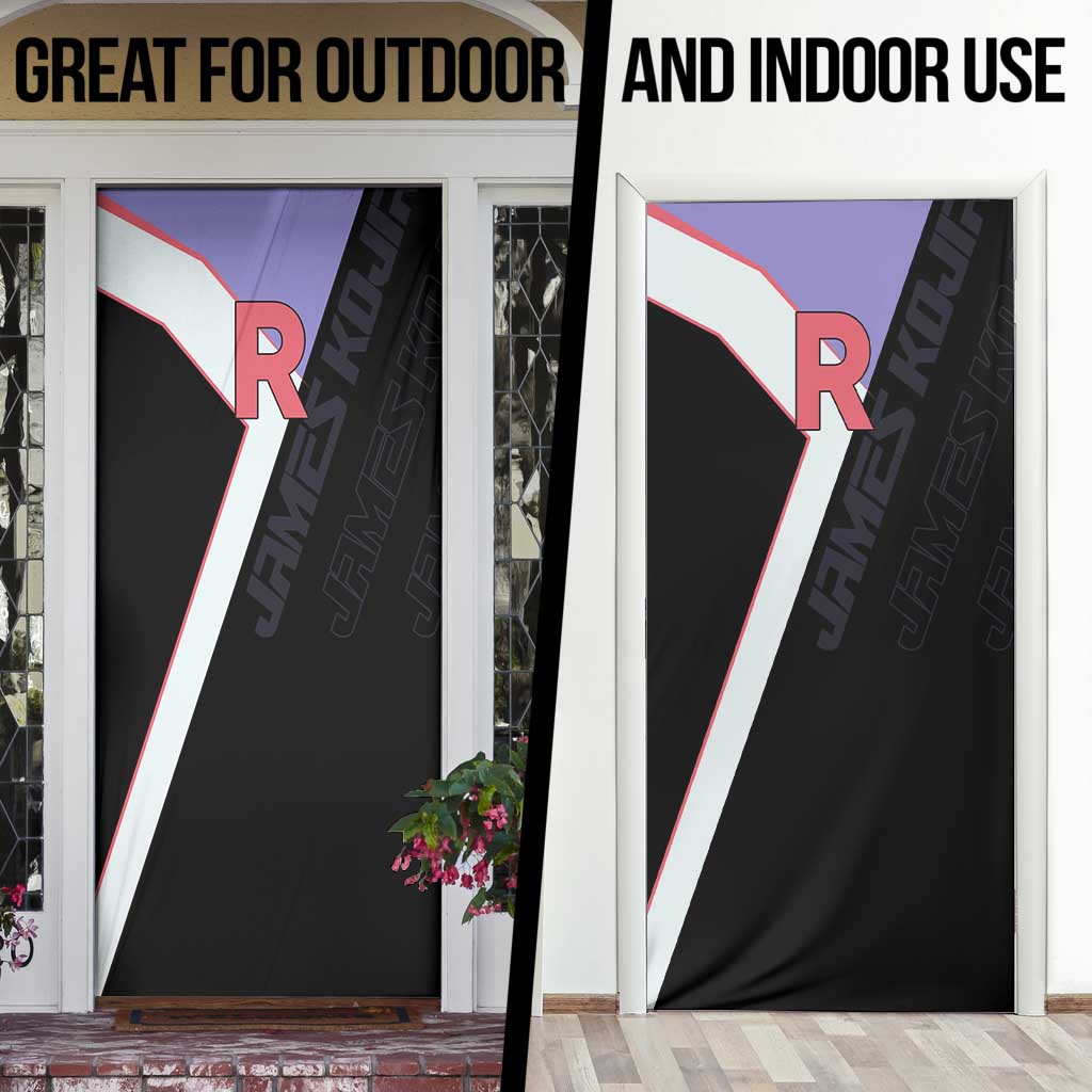 James Kojiro Poké Door Cover Classic Villain Anime Style