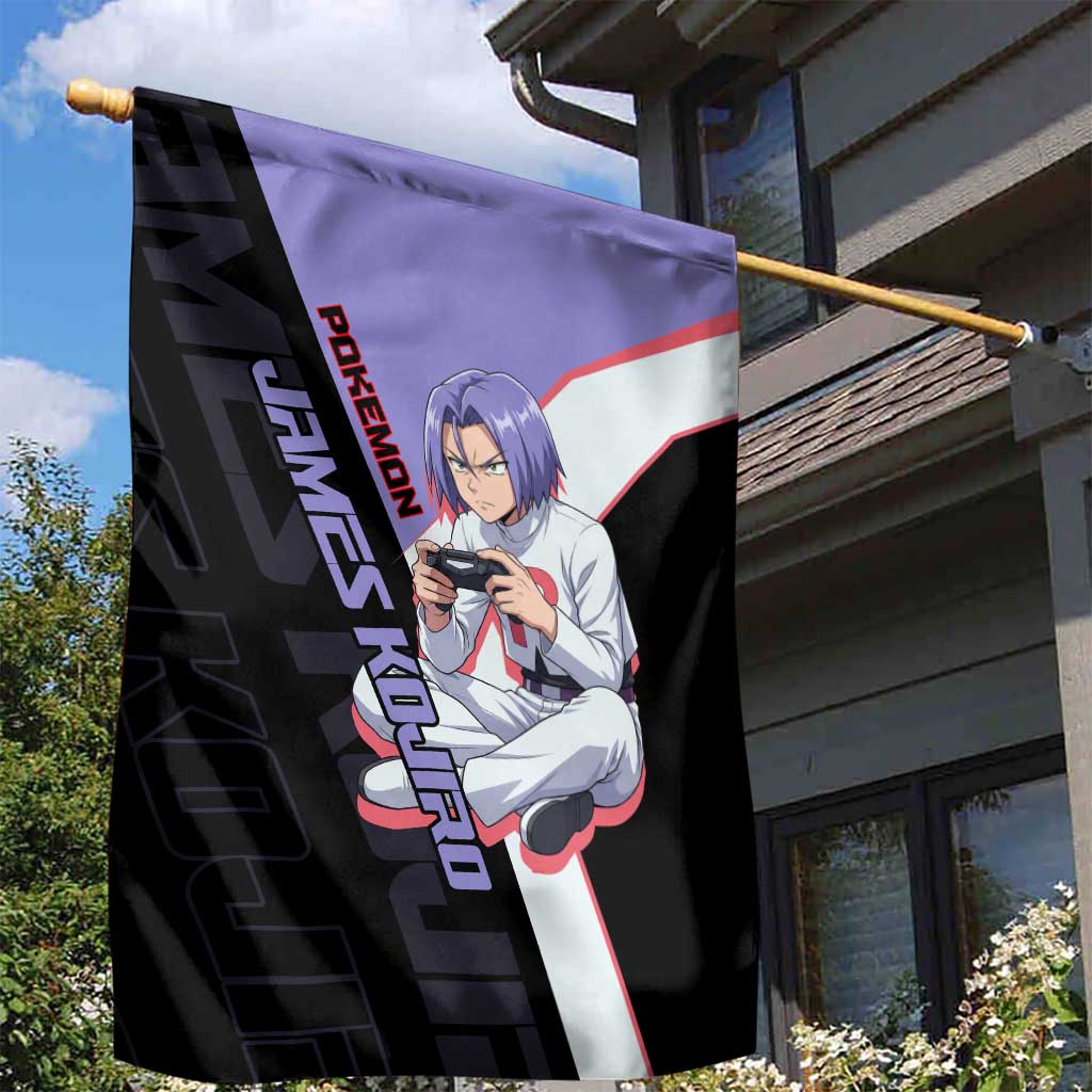 James Kojiro Poké Garden Flag Classic Villain Anime Style