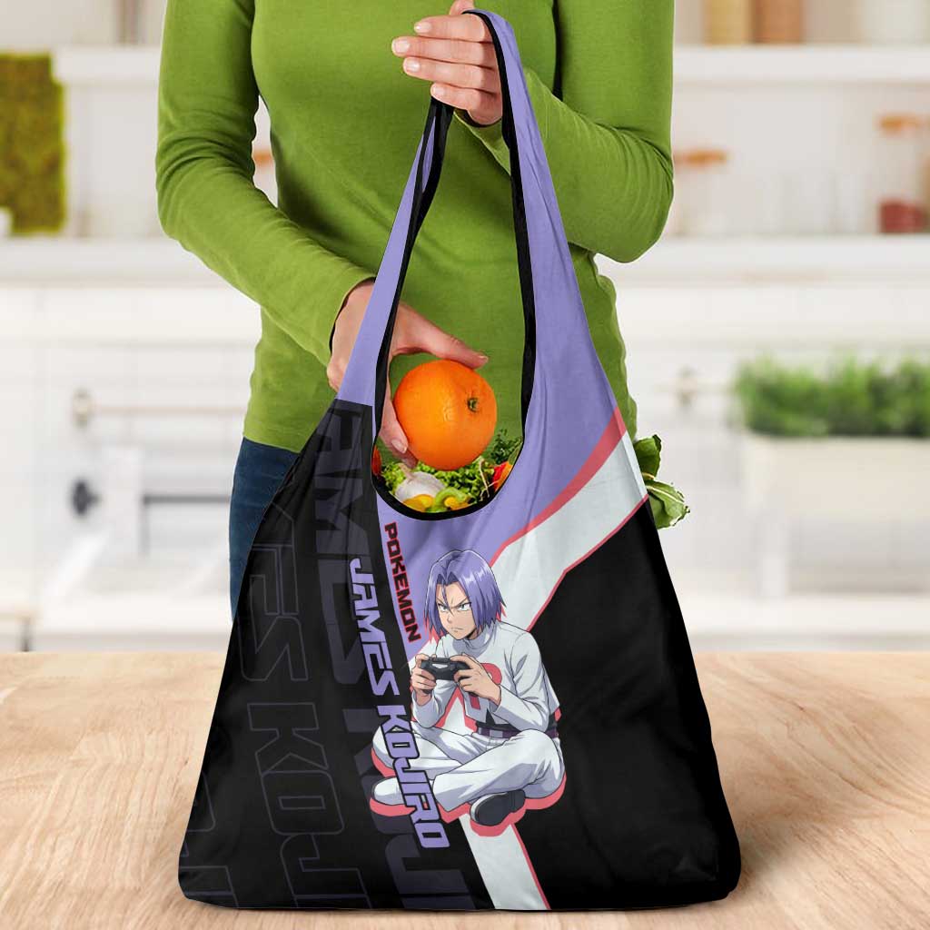 James Kojiro Poké Grocery Bag Classic Villain Anime Style