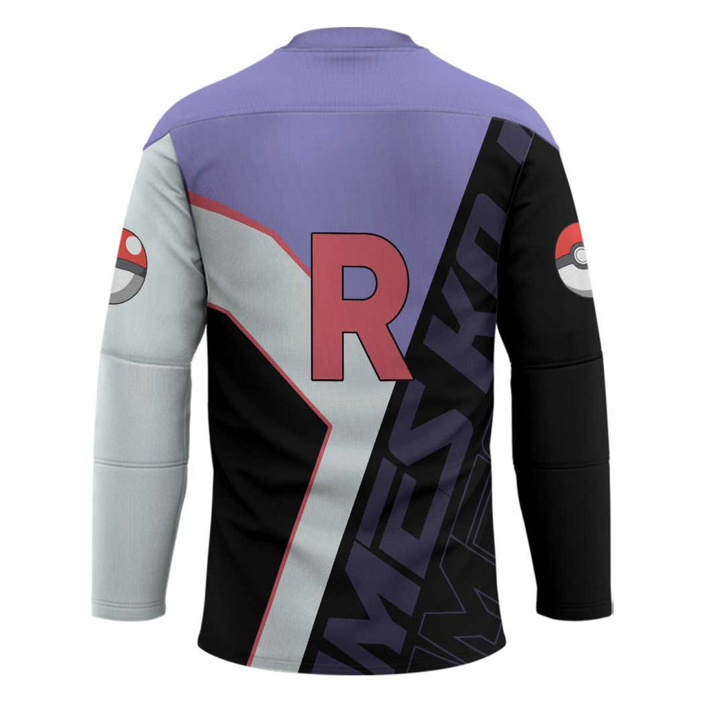 James Kojiro Poké Hockey Jersey Classic Villain Anime Style