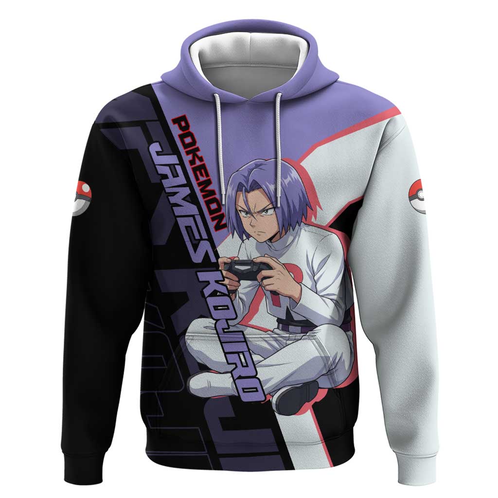 James Kojiro Poké Hoodie Classic Villain Anime Style