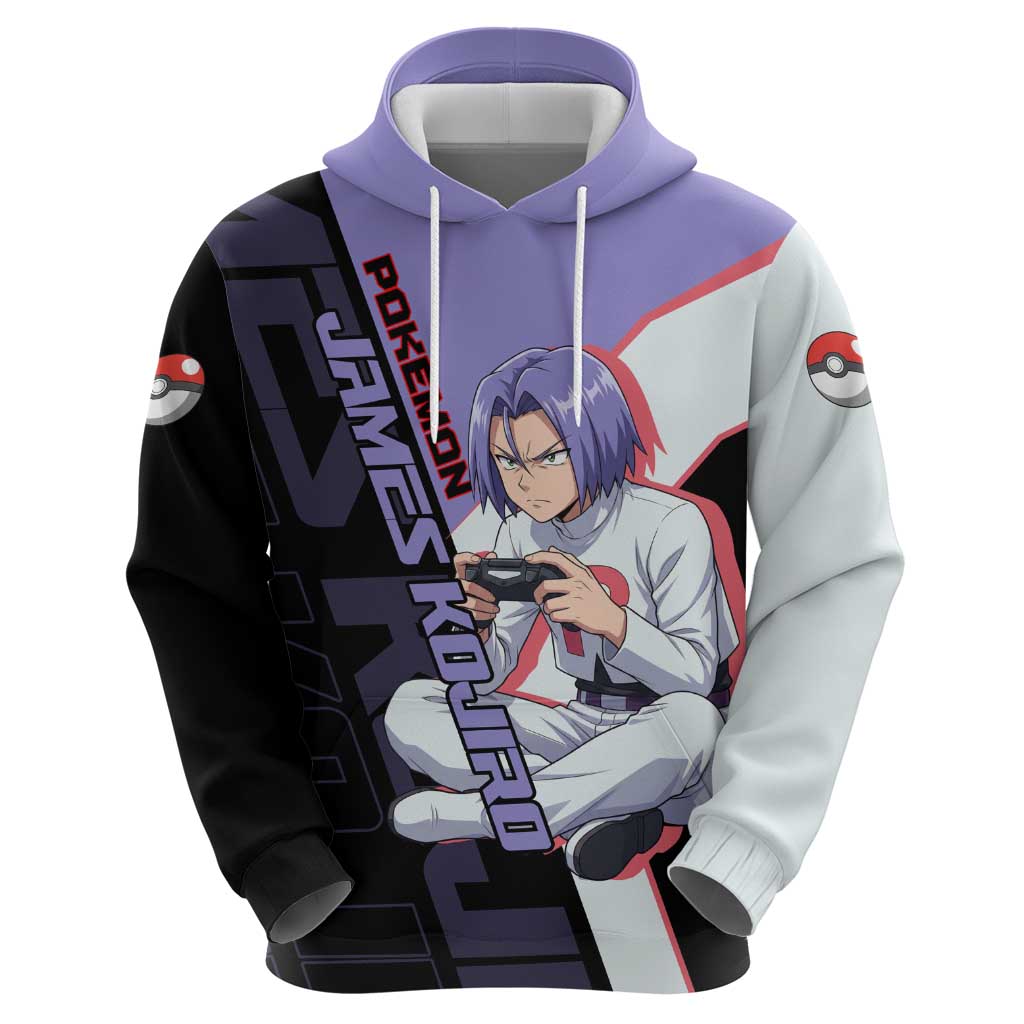 James Kojiro Poké Hoodie Classic Villain Anime Style