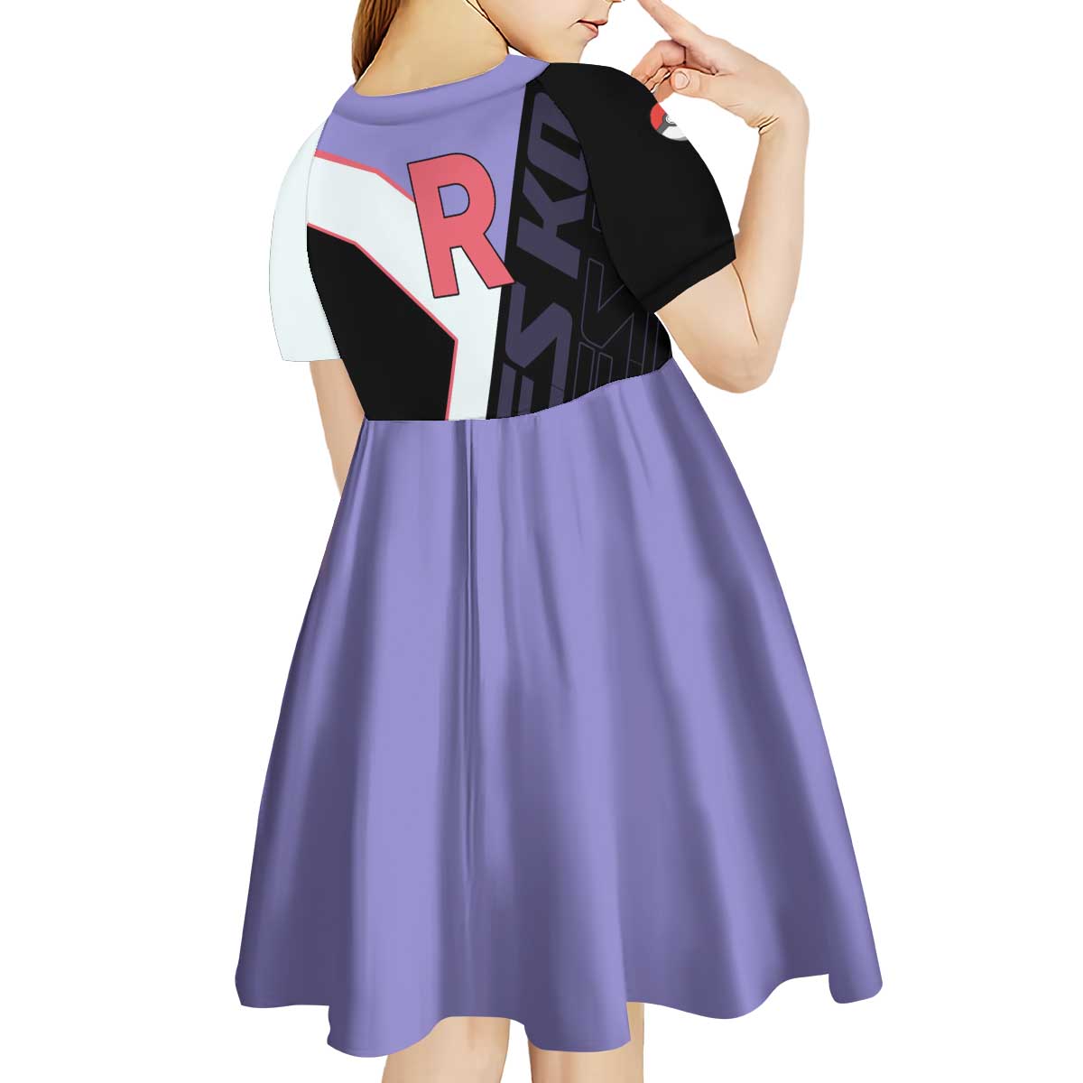 James Kojiro Poké Kid Short Sleeve Dress Classic Villain Anime Style