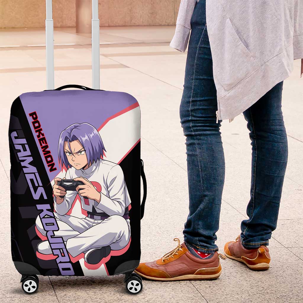 James Kojiro Poké Luggage Cover Classic Villain Anime Style