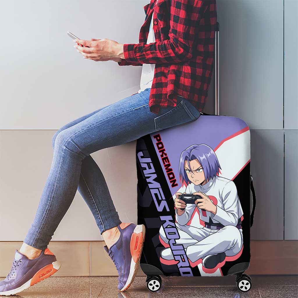 James Kojiro Poké Luggage Cover Classic Villain Anime Style