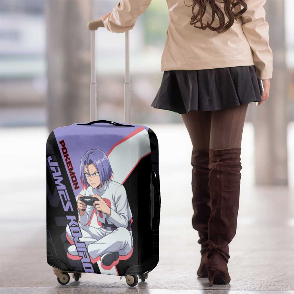James Kojiro Poké Luggage Cover Classic Villain Anime Style