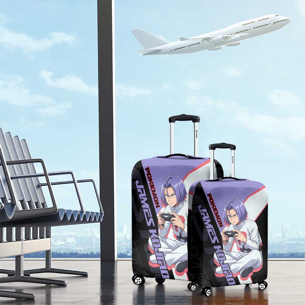 James Kojiro Poké Luggage Cover Classic Villain Anime Style