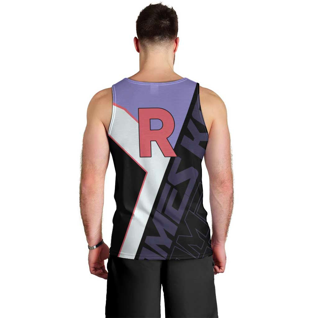 James Kojiro Poké Men Tank Top Classic Villain Anime Style