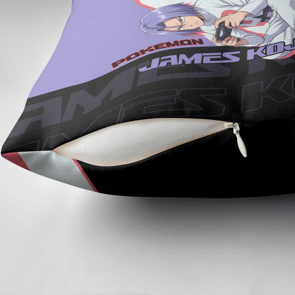 James Kojiro Poké Pillow Cover Classic Villain Anime Style