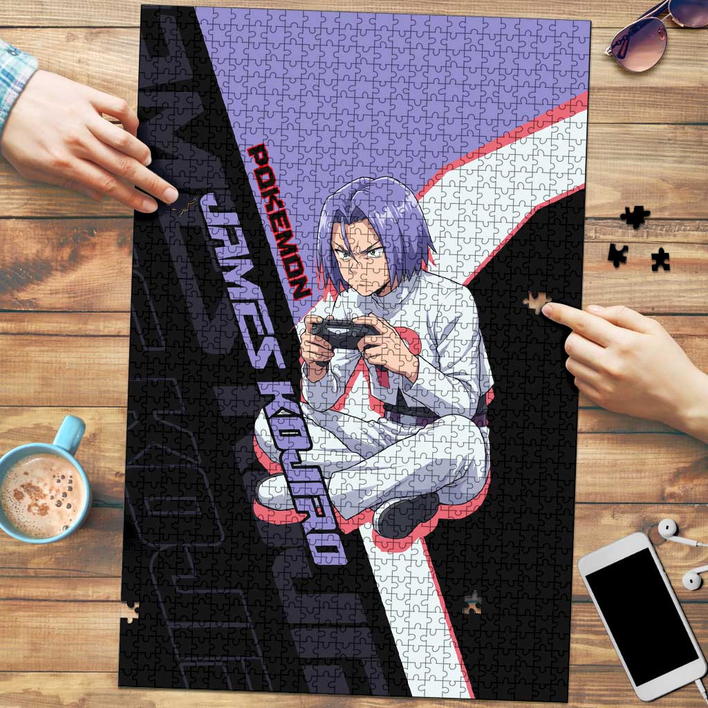 James Kojiro Poké Puzzle Classic Villain Anime Style
