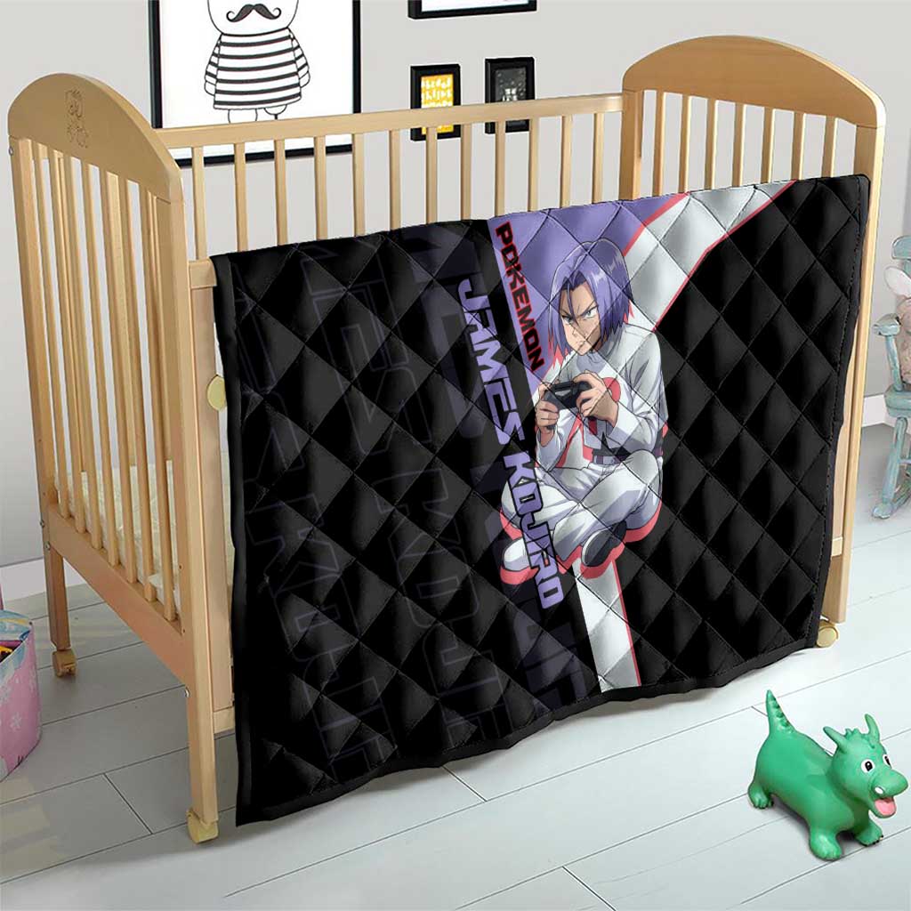 James Kojiro Poké Quilt Classic Villain Anime Style