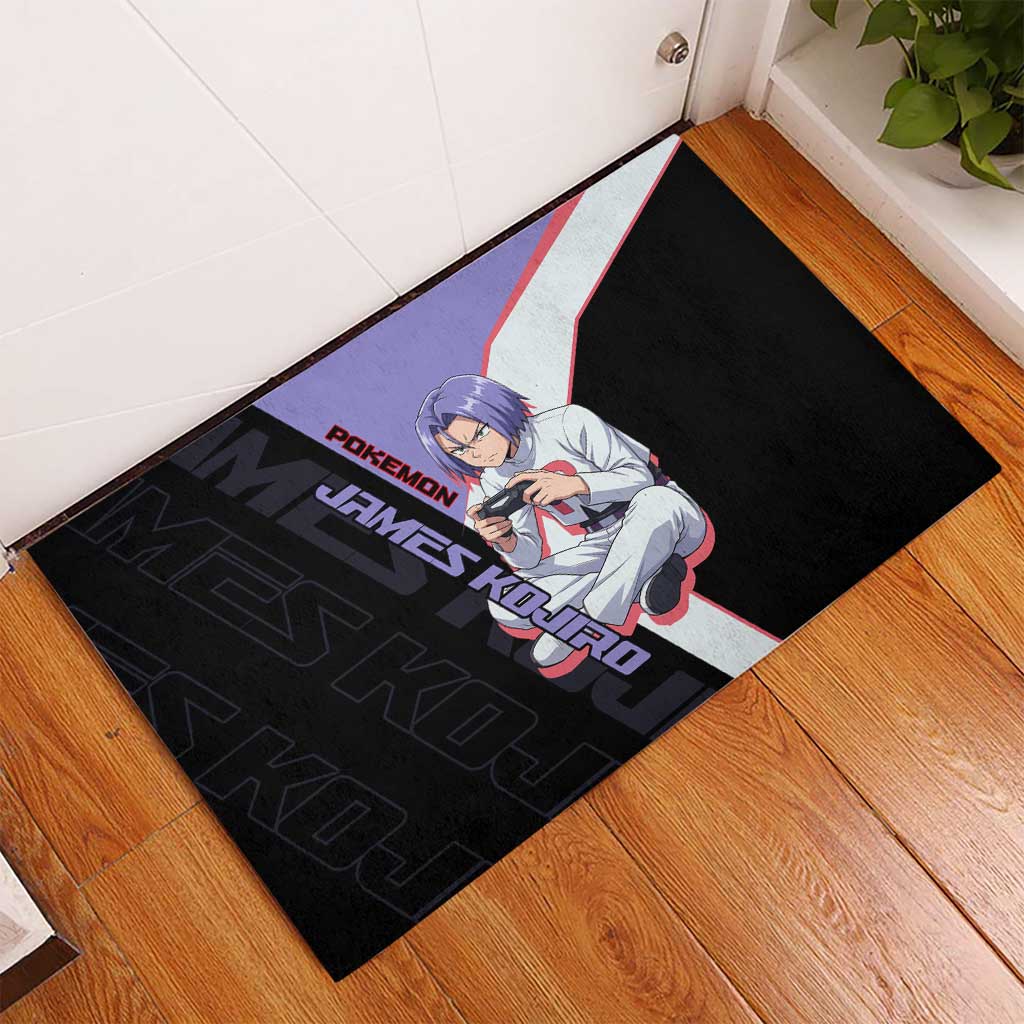 James Kojiro Poké Rubber Doormat Classic Villain Anime Style