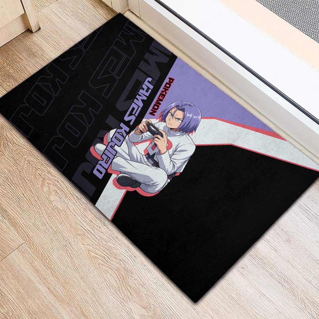 James Kojiro Poké Rubber Doormat Classic Villain Anime Style