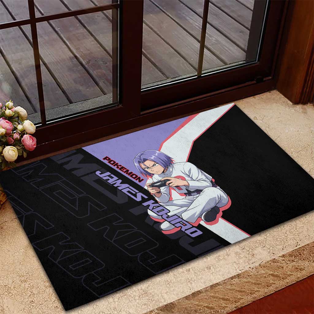 James Kojiro Poké Rubber Doormat Classic Villain Anime Style