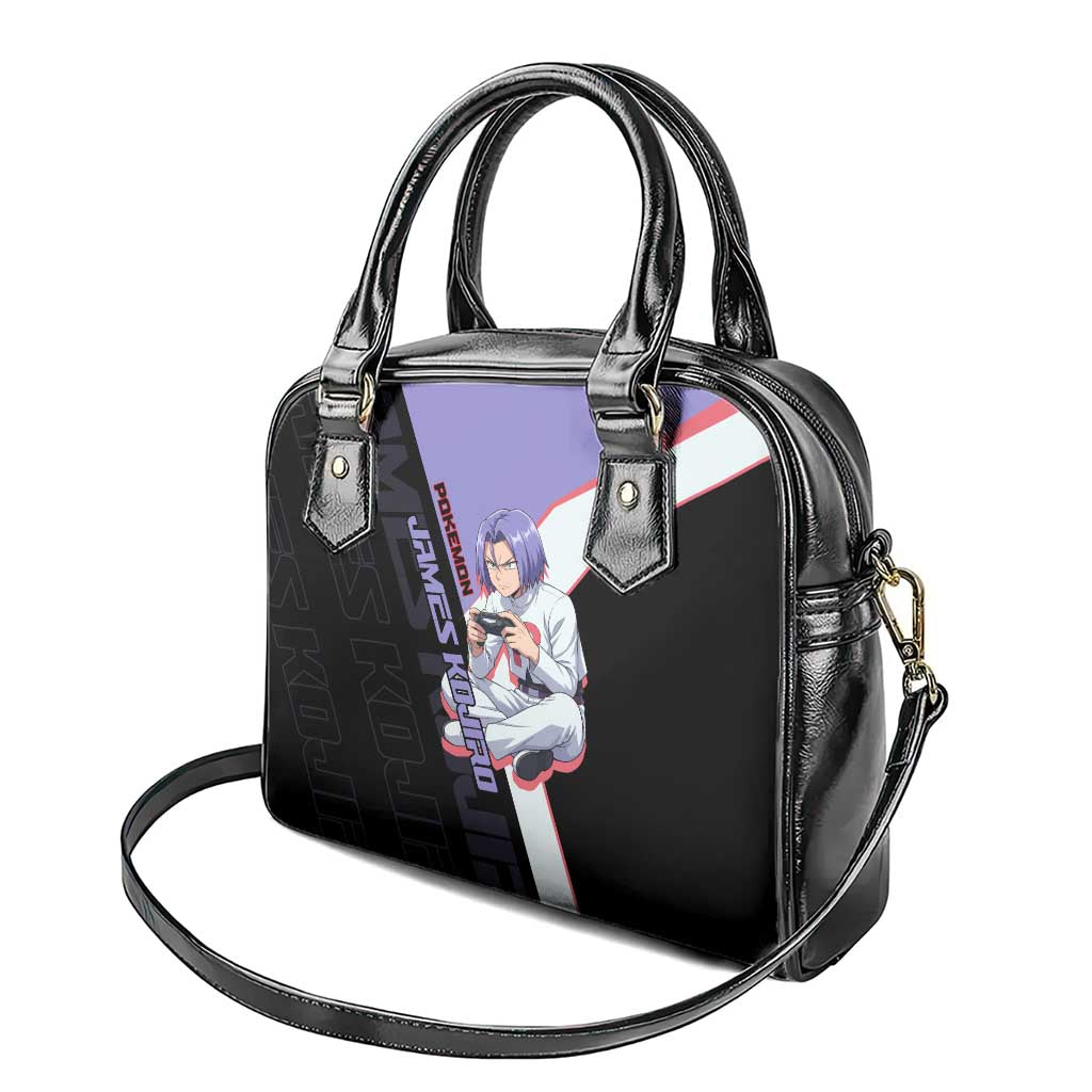 James Kojiro Poké Shoulder Handbag Classic Villain Anime Style