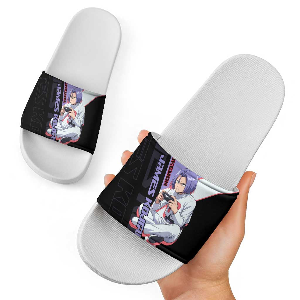 James Kojiro Poké Slide Sandals Classic Villain Anime Style
