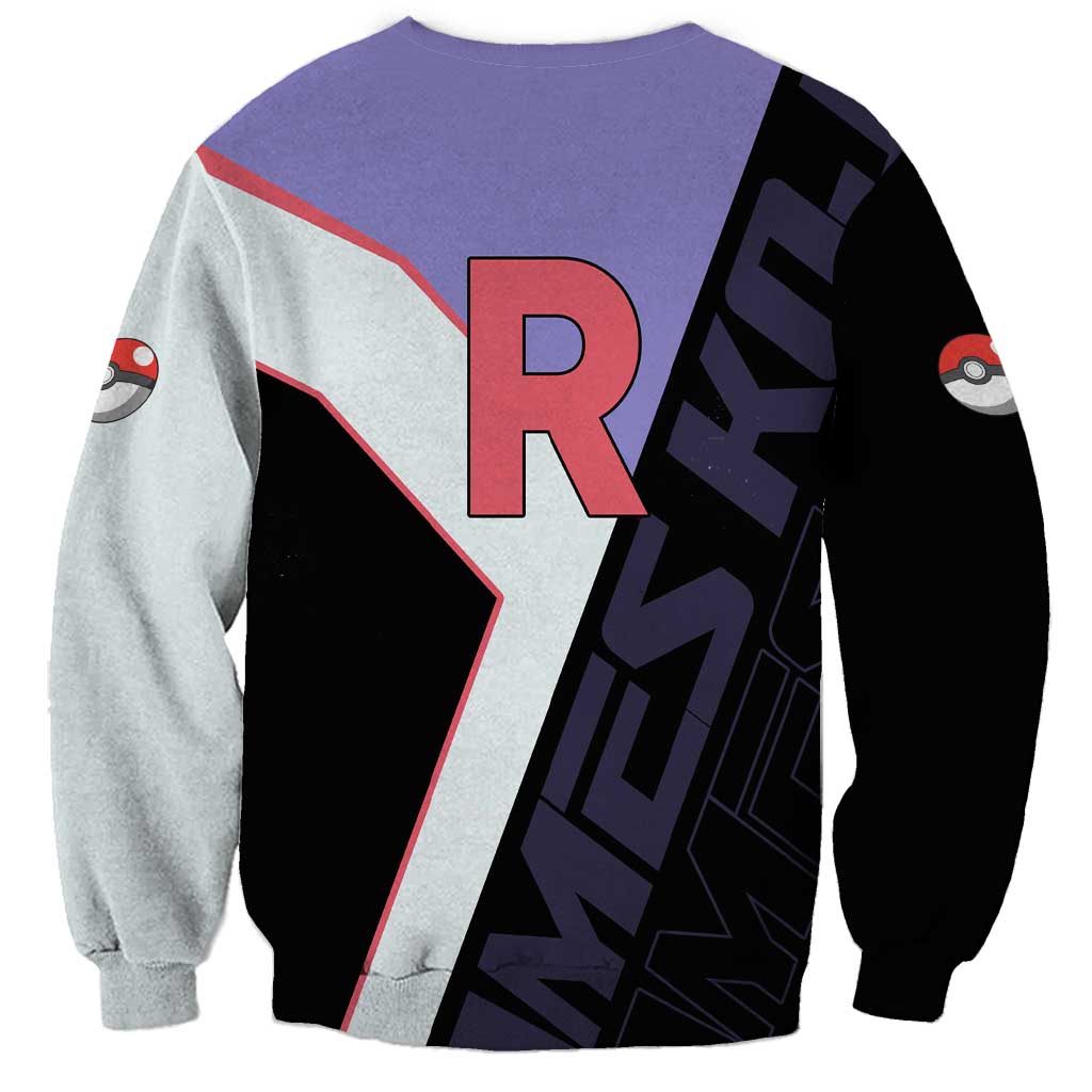 James Kojiro Poké Sweatshirt Classic Villain Anime Style