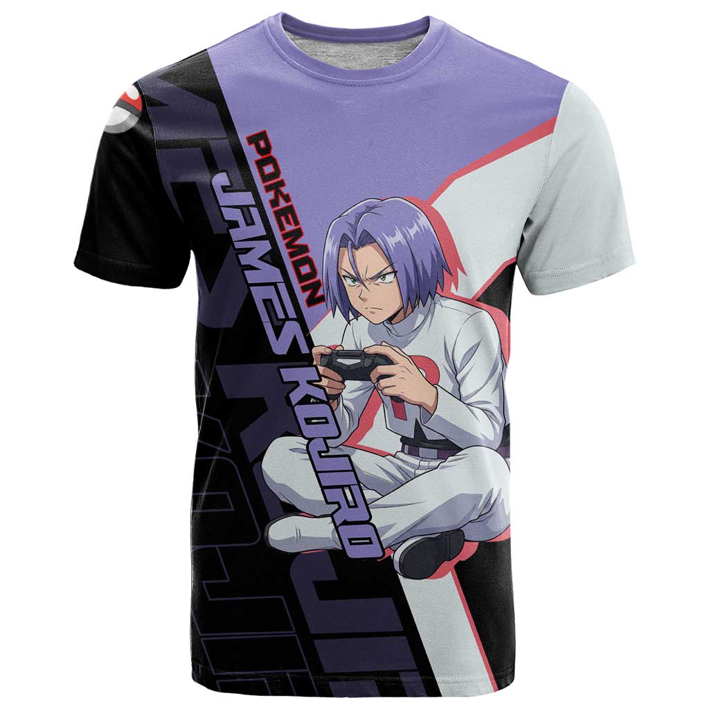 James Kojiro Poké T Shirt Classic Villain Anime Style