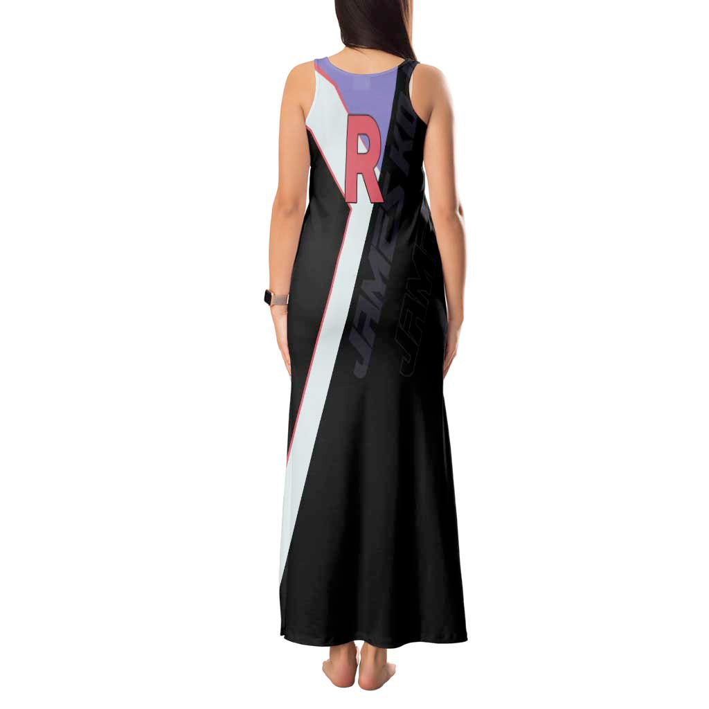 James Kojiro Poké Tank Maxi Dress Classic Villain Anime Style