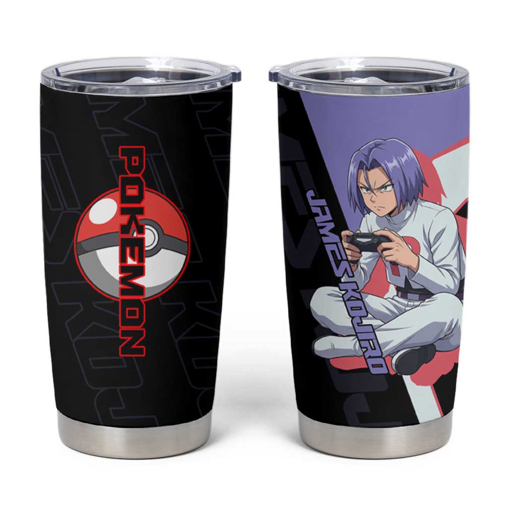James Kojiro Poké Tumbler Cup Classic Villain Anime Style