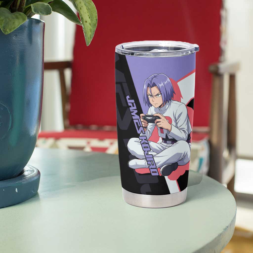 James Kojiro Poké Tumbler Cup Classic Villain Anime Style