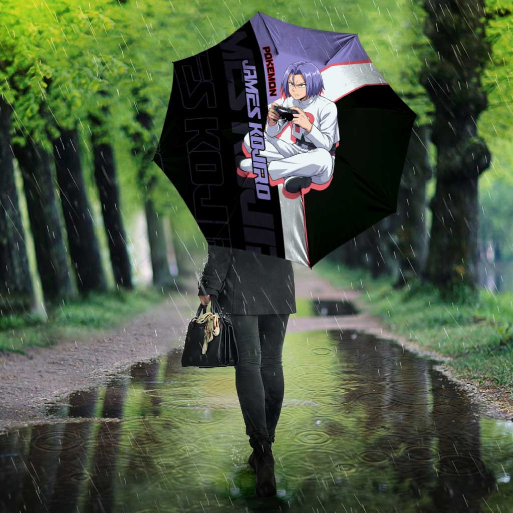 James Kojiro Poké Umbrella Classic Villain Anime Style