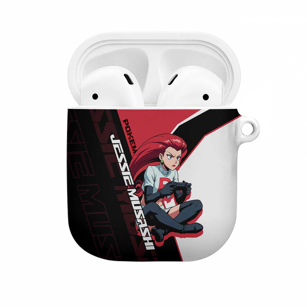 Jessie Musashi Poké AirPods Case Bold Villain Anime Style