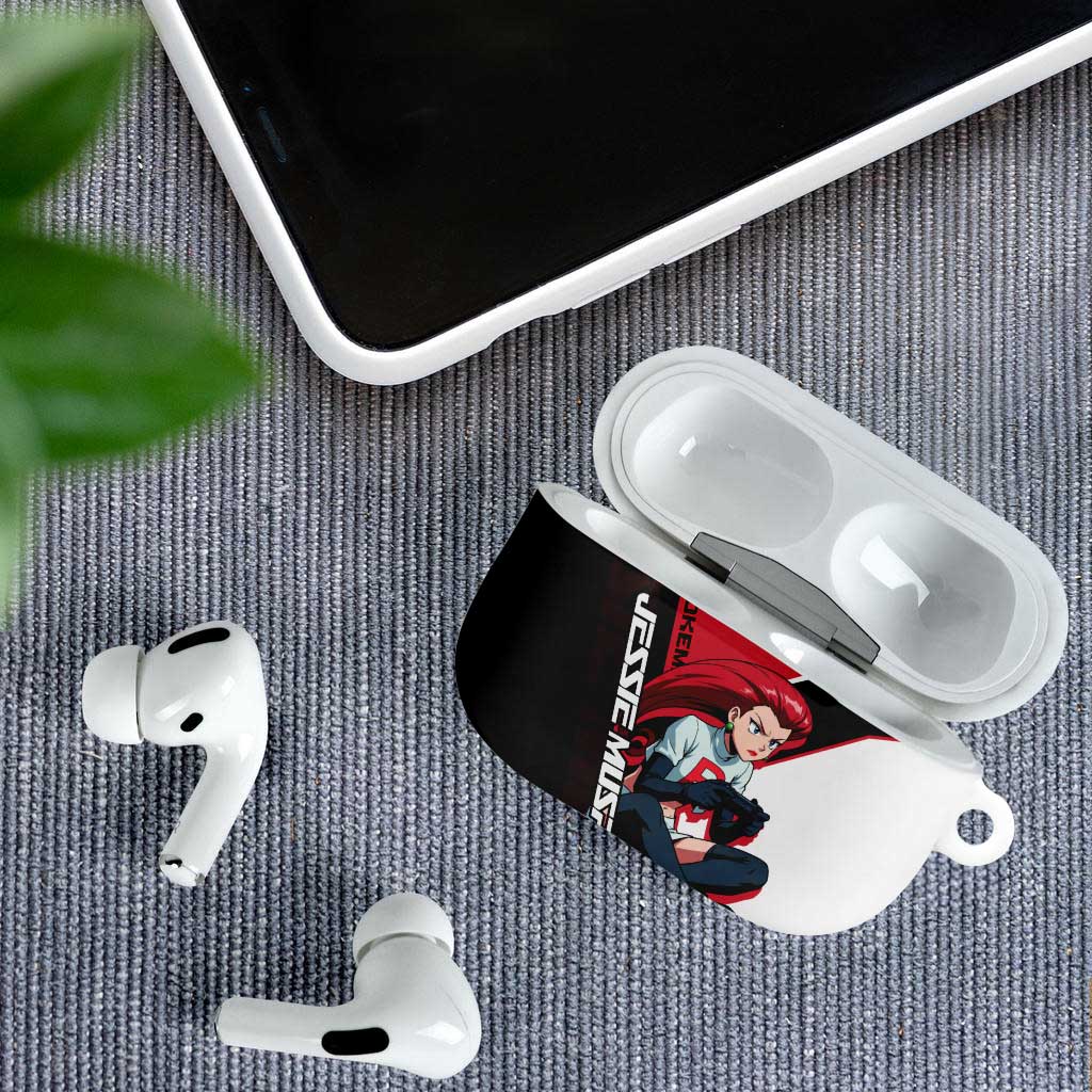 Jessie Musashi Poké AirPods Case Bold Villain Anime Style