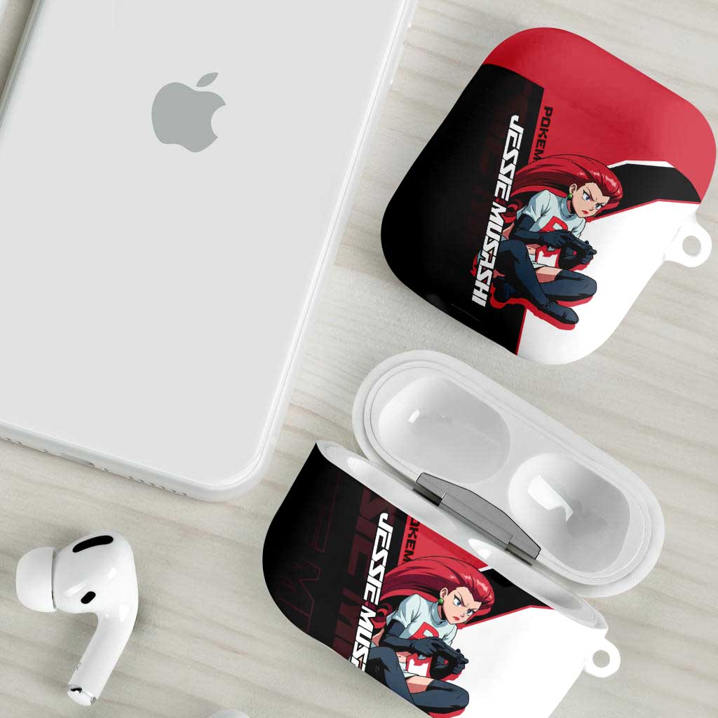 Jessie Musashi Poké AirPods Case Bold Villain Anime Style