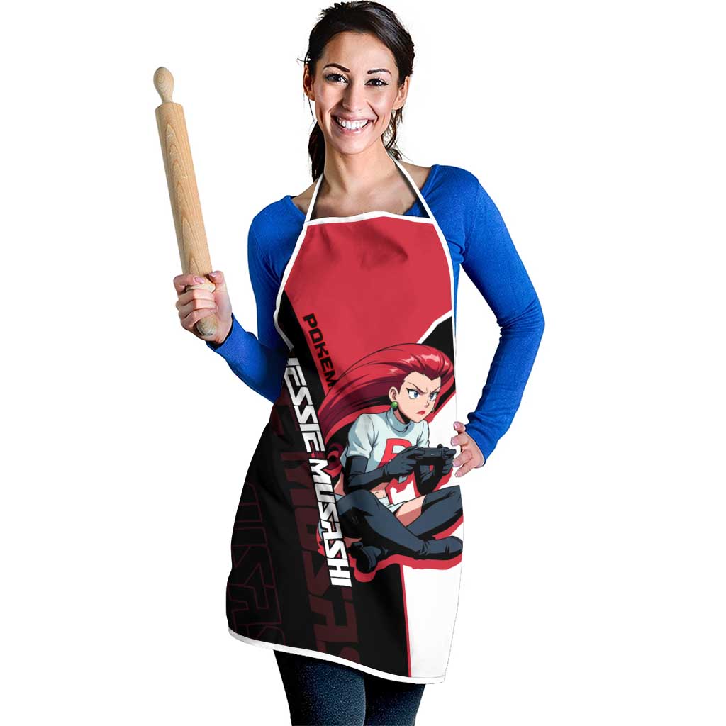 Jessie Musashi Poké Apron Bold Villain Anime Style