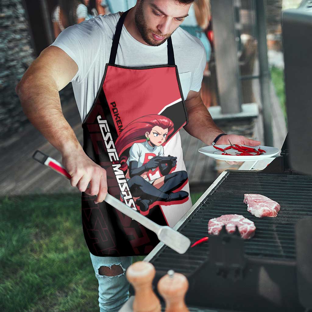Jessie Musashi Poké Apron Bold Villain Anime Style