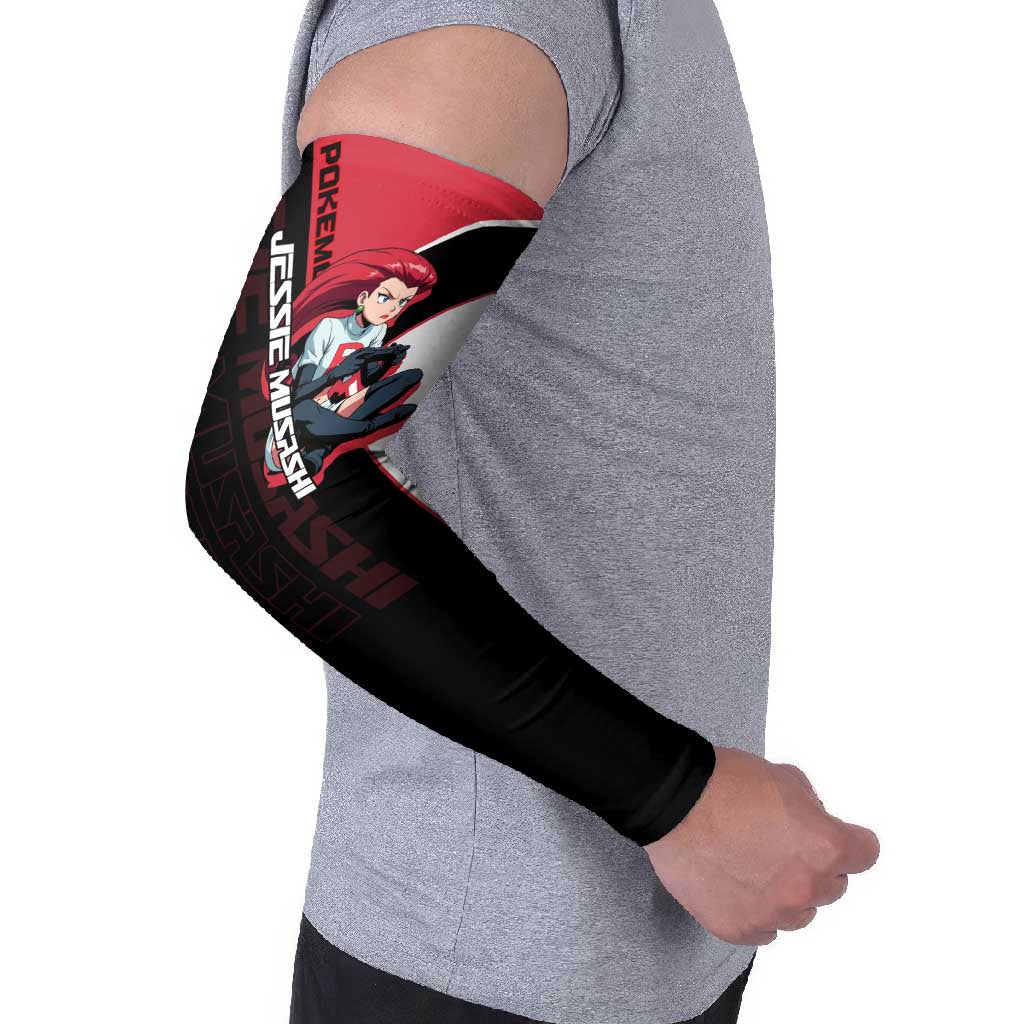 Jessie Musashi Poké Arm Sleeves Bold Villain Anime Style