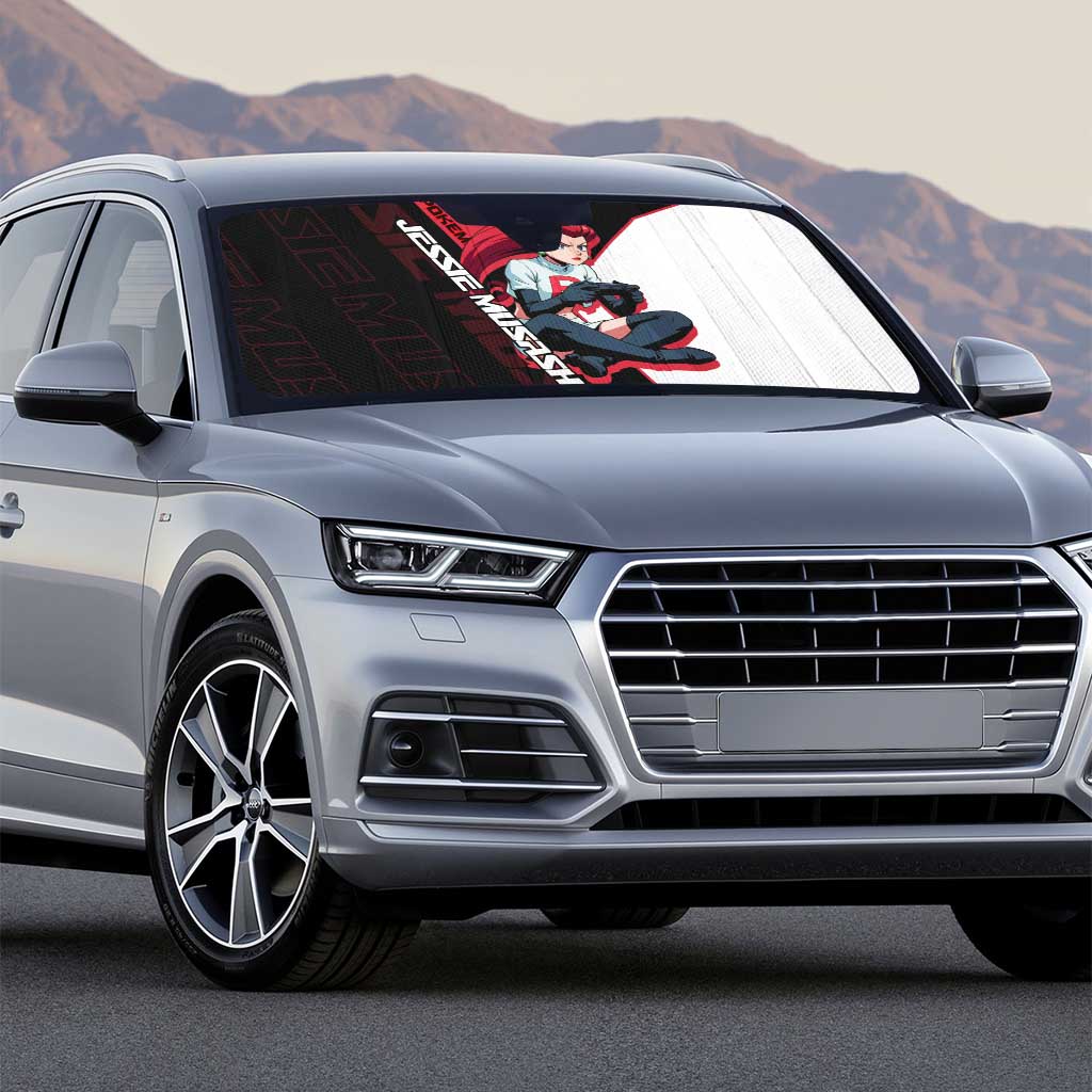 Jessie Musashi Poké Auto Sun Shade Bold Villain Anime Style