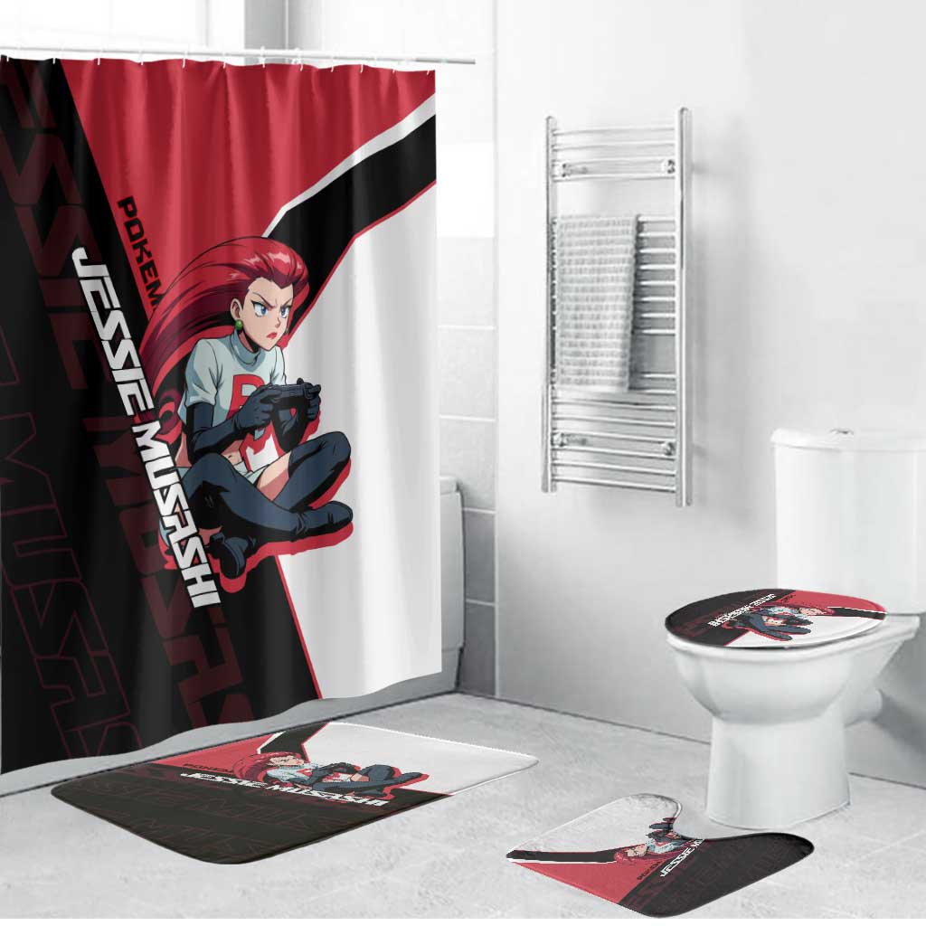 Jessie Musashi Poké Bathroom Set Bold Villain Anime Style