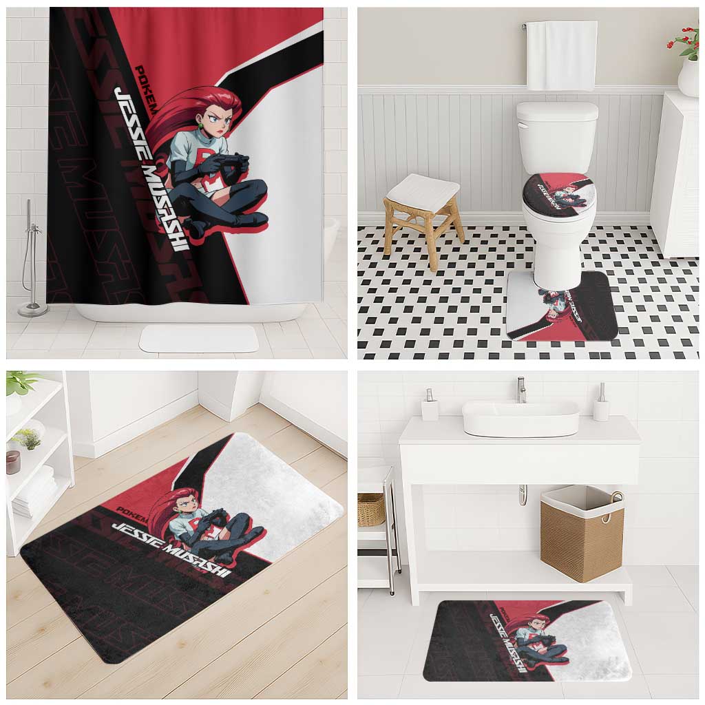 Jessie Musashi Poké Bathroom Set Bold Villain Anime Style