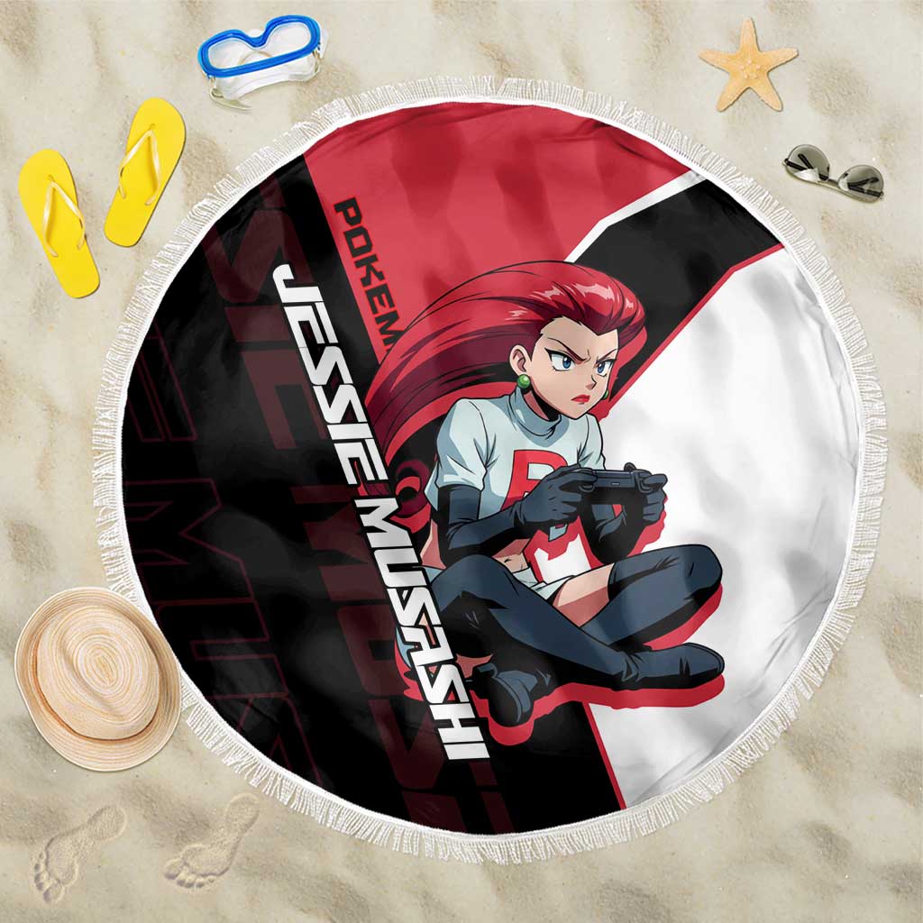 Jessie Musashi Poké Beach Blanket Bold Villain Anime Style