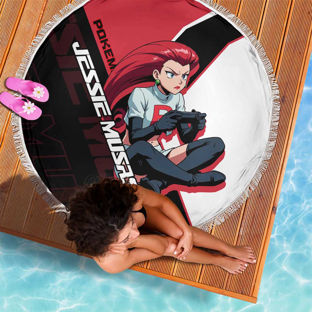 Jessie Musashi Poké Beach Blanket Bold Villain Anime Style