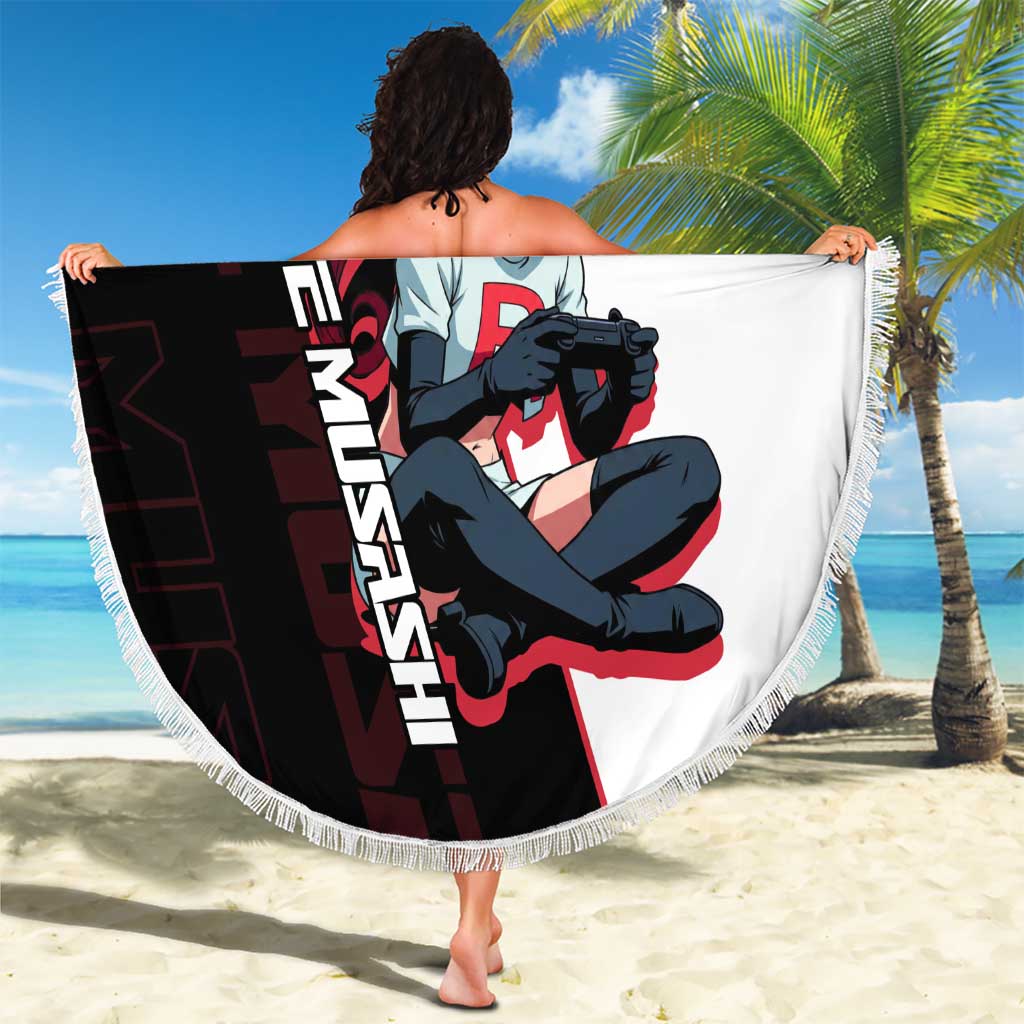 Jessie Musashi Poké Beach Blanket Bold Villain Anime Style