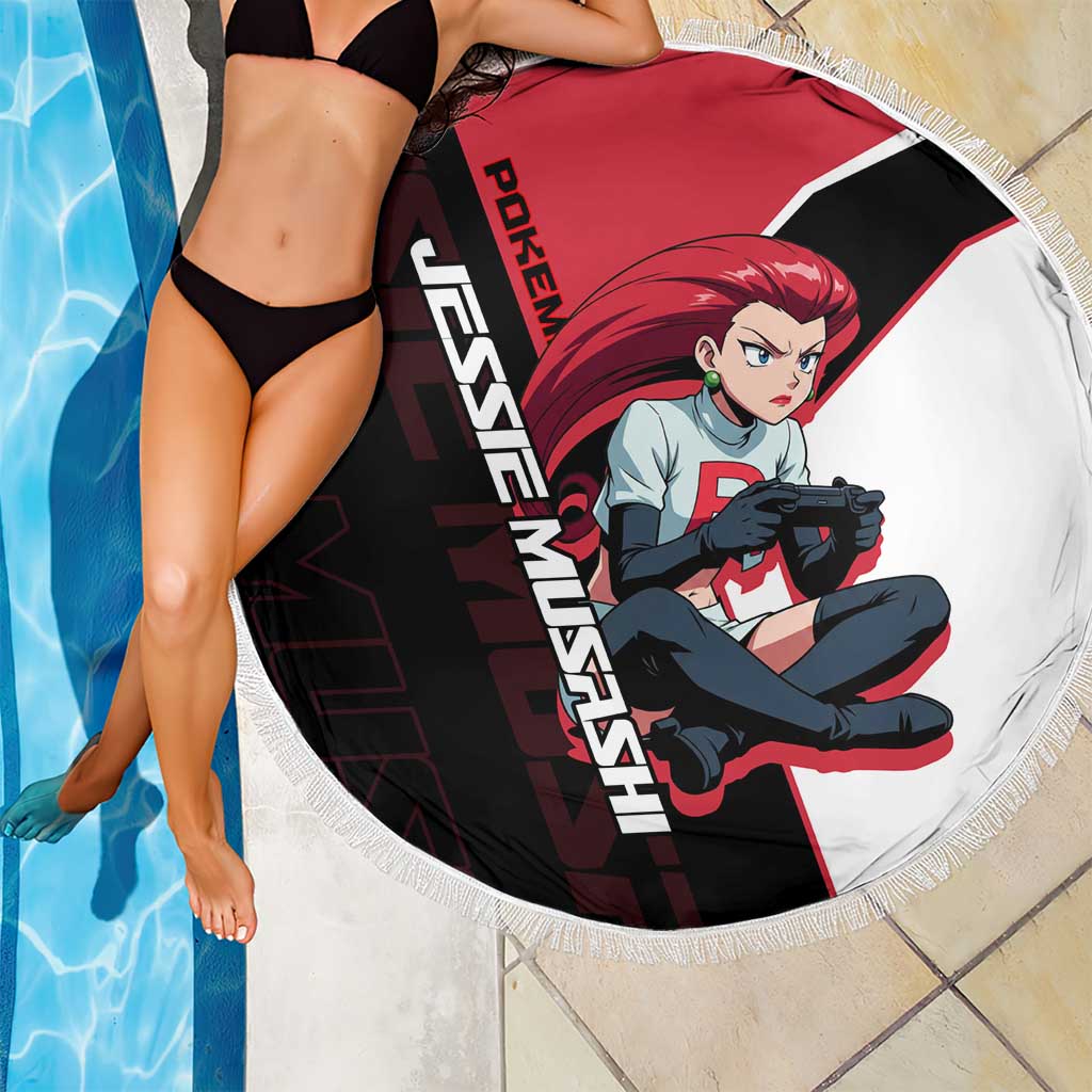 Jessie Musashi Poké Beach Blanket Bold Villain Anime Style